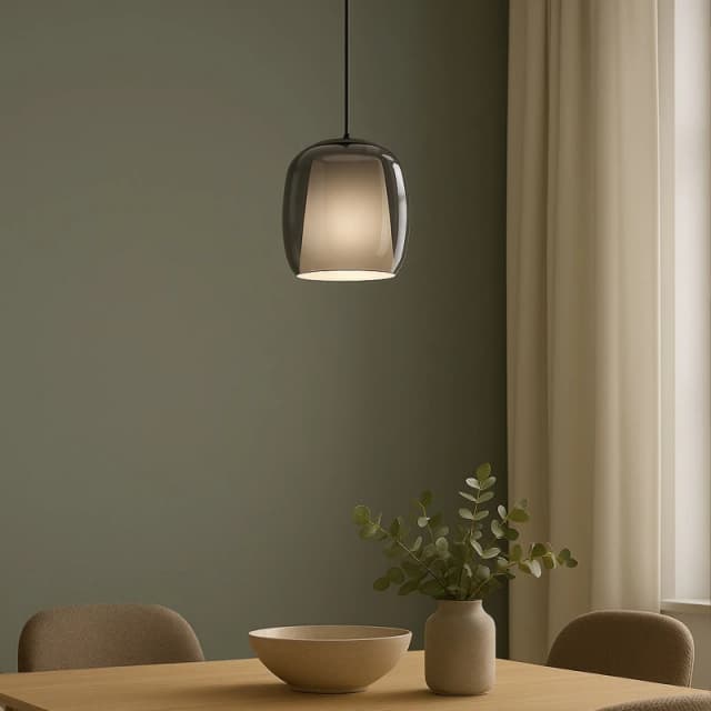 EGLO Eglo Ciampino Black Steel & Glass Modern Pendant Black One Size Unisex 9008606332793