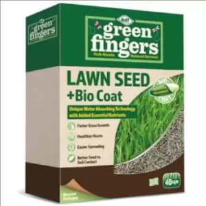 Doff Green Fingers Lawn Seed + Bio Coat 1kg