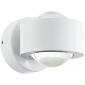 Treviolo LED 2 Lamp Outdoor Up Down Wall Light White IP44 - Eglo