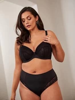 Sculptresse Sculptresse Roxie Plunge Bra - Black, Size 34Ff, Women