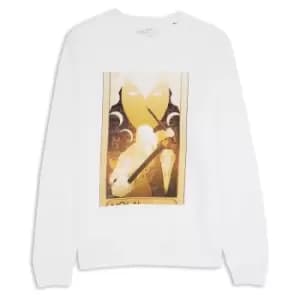 Marvel Moon Knight Gold Sweatshirt - White - M