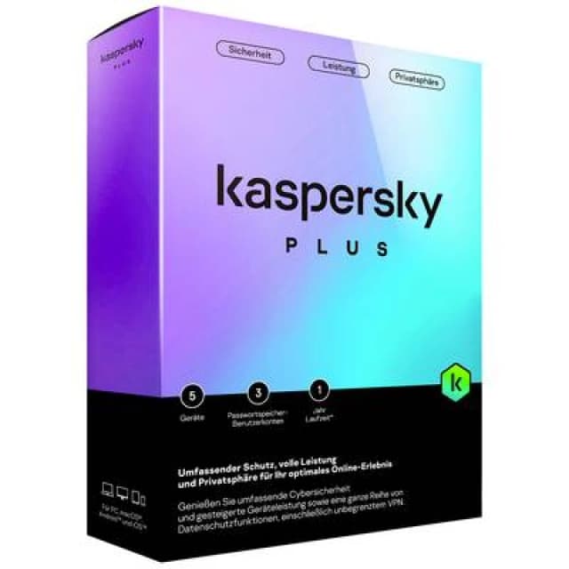 Kaspersky Lab Plus 5 Devices 1 Year Sierra...