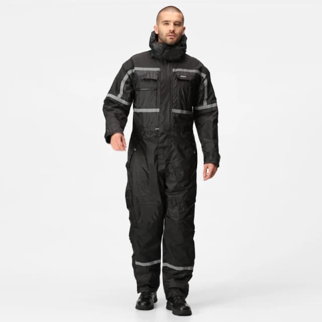 Regatta Waterproof Insulated Coverall Black male S