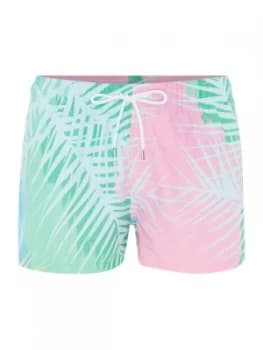 Mens Boardies Tropicano Floral Shortie Length Swim Short Multi Coloured