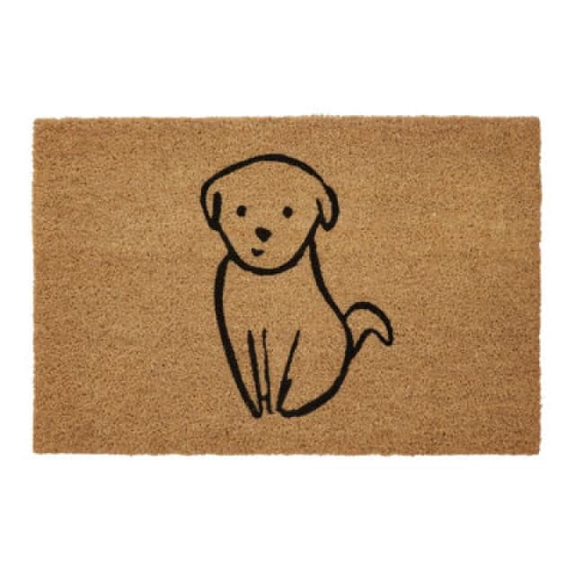 Premier Housewares Dog Doormat Brown