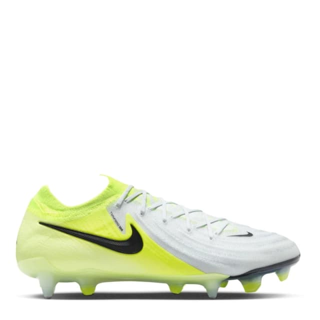 Nike Phantom GX 2 Elite Adults Soft Ground Football Boots Silver/Volt male 3.5 (36)
