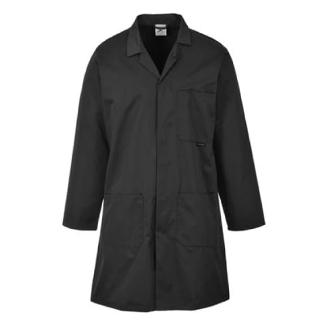 Portwest Standard Lab Coat 2852BKRL Colour: Black
