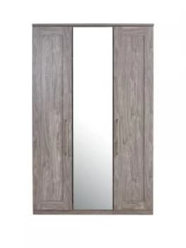 Consort Aura 3 Door Mirrored Wardrobe