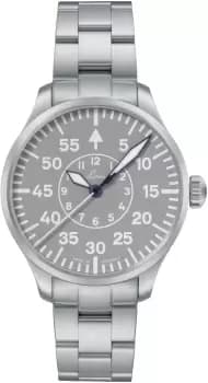 Laco Watch Flieger Basic Aachen Grau 39 Bracelet