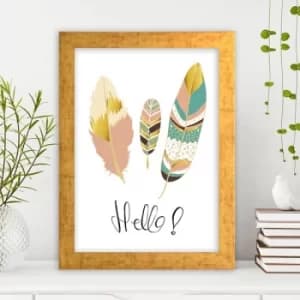 AC3708766942 Multicolor Decorative Framed MDF Painting