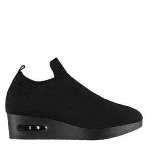 DKNY Angie Slip Trainers - Black