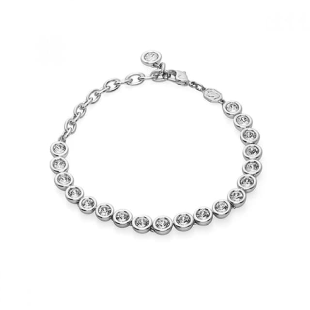 Swarovski Imber Rhodium Plated White Crystal Tennis Bracelet 5682666 Gold female