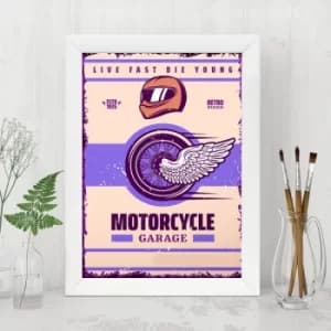 BC109087140889 Multicolor Decorative Framed MDF Painting