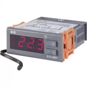 Temperature controller VOLTCRAFT ETC-200+ NTC -40 up to +120 °C 10 A relay (L x W x H) 88 x 75 x 34.5 mm