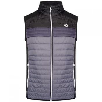 Dare2B Mountaineer Wool Quilted Bodywarmer - DkStorm/Blac