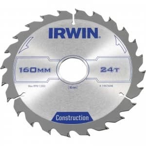 Irwin Aluminium Non-Ferrous Metal Saw Blade 160mm 24T 30mm