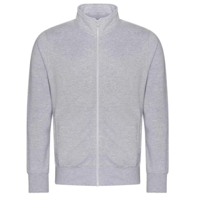 AWDis AWDis Men Campus Full Zip Sweatshirt in Grey Size: Small Grey S Male 5063300755266