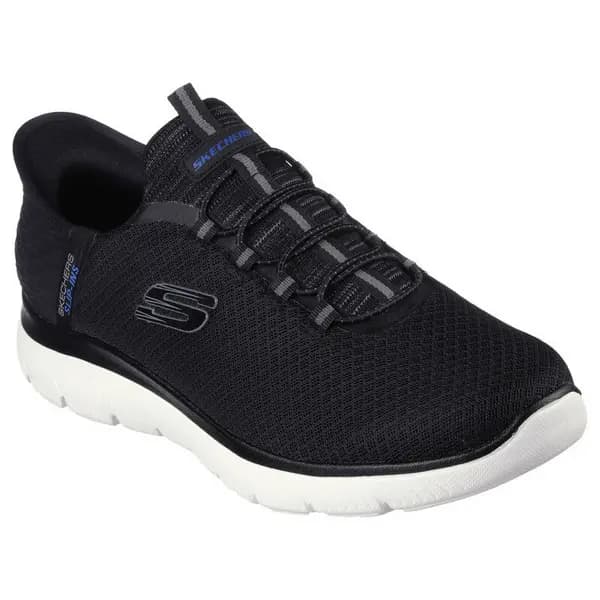 Skechers Mens Slip Ins Hands Free Summits High Range WIDE FIT Trainers - UK 11 Black male PS4124BLK11