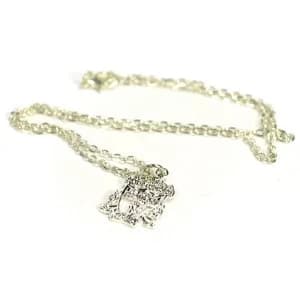 Liverpool Silver Plated Crest Pendant and Chain