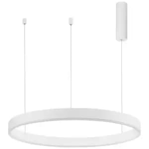 Merano - Argentia Integrated LED Pendant Ceiling Light Sandy White Aluminium LED 48W 3360Lm 3000K
