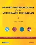 applied pharmacology for the veterinary technician