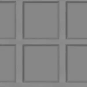 Holden Decor Modern Wood Panel Grey Wallpaper - 10.05 m x 53 cm
