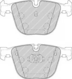 Ferodo FDB1672 Brake Pad Set Rear Axle Premier Car