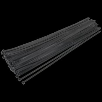 Sealey Black Cable Ties 650mm 12mm