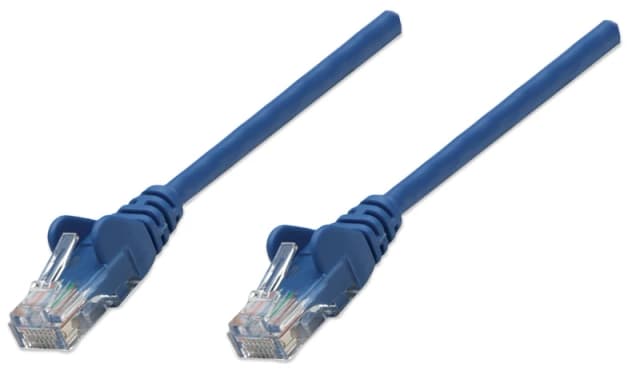 Intellinet Network Patch Cable. Cat5e. 1.5m. Blue. CCA. U/UTP. PVC. RJ