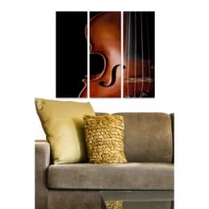 MDF152661401 Multicolor Decorative MDF Painting (3 Pieces)