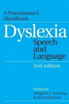 Dyslexia Speech and Language by Margaret J. Snowling Book