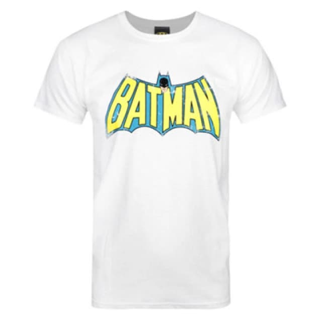 DC Comics Short Sleeved T-Shirt White male