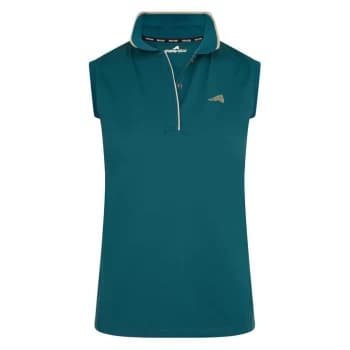 Eurostar Sleeveless Polo Short Bres - Teal Green