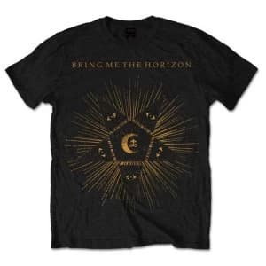 Bring Me The Horizon - Black Star Unisex Large T-Shirt - Black