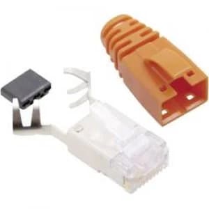 BEL Stewart Connectors SS39ORE SS39ORE RJ45 Connector CAT 6 8P8C RJ45 Plug straight Orange