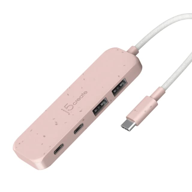 j5 create j5create Eco-Friendly USB-C to 4-Port Type-C & Type-A Gen 2 Hub JCH342ER-N