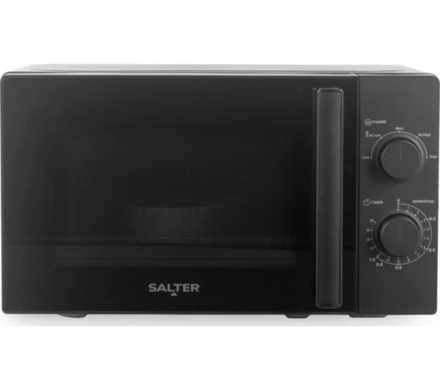 Salter Kuro EK6443MBLK 20 Litre 25cm High, Freestanding Small Standard Microwave Oven - Black