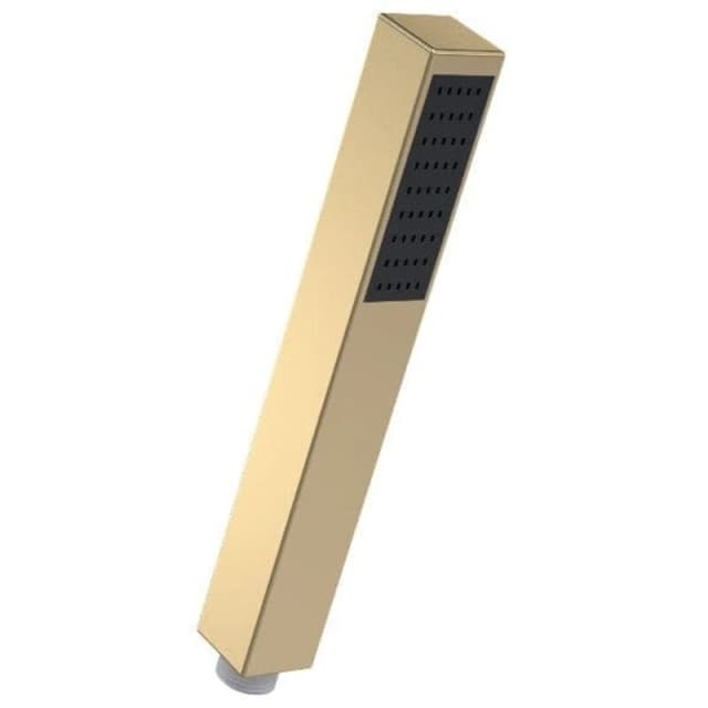NUIE Nuie - Brushed Brass Minimalist Square Shower Handset - HO810 HO810