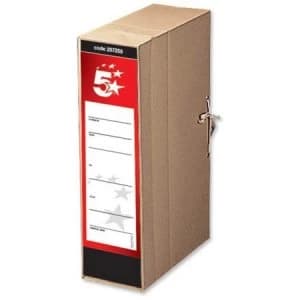 5 Star Office Storage Bag for Computer Printout 76mm Capacity 390x290mm Pack 25