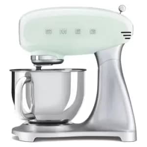 SMEG SMF02PGUK 50s Retro Style 800W Stand Mixer - Pastel Green