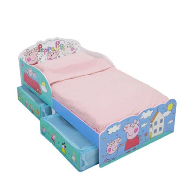 Peppa Pig Playful Toddler Bed With Storage