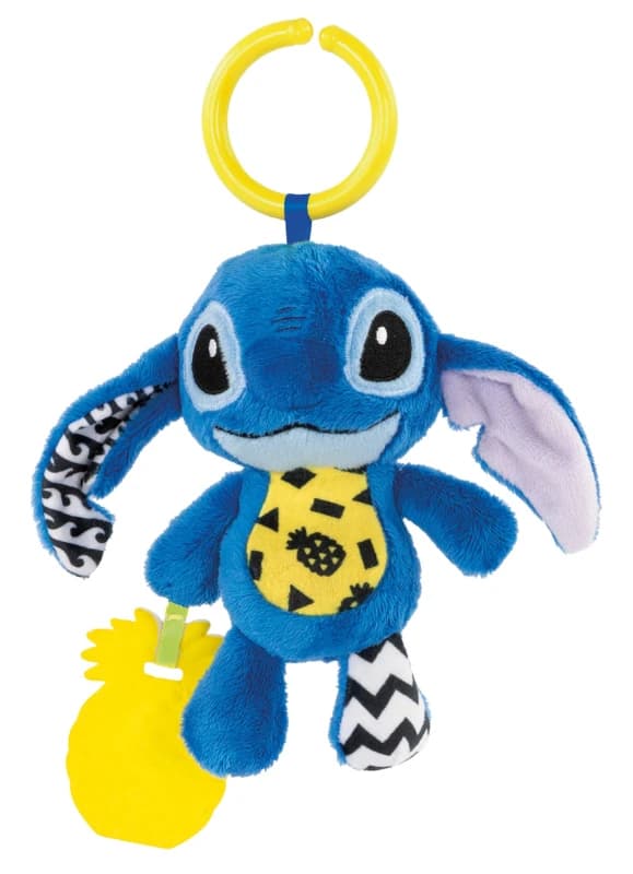 Clementoni Stitch Soft Rattle Travel Plush One Colour W3LVZ Unisex