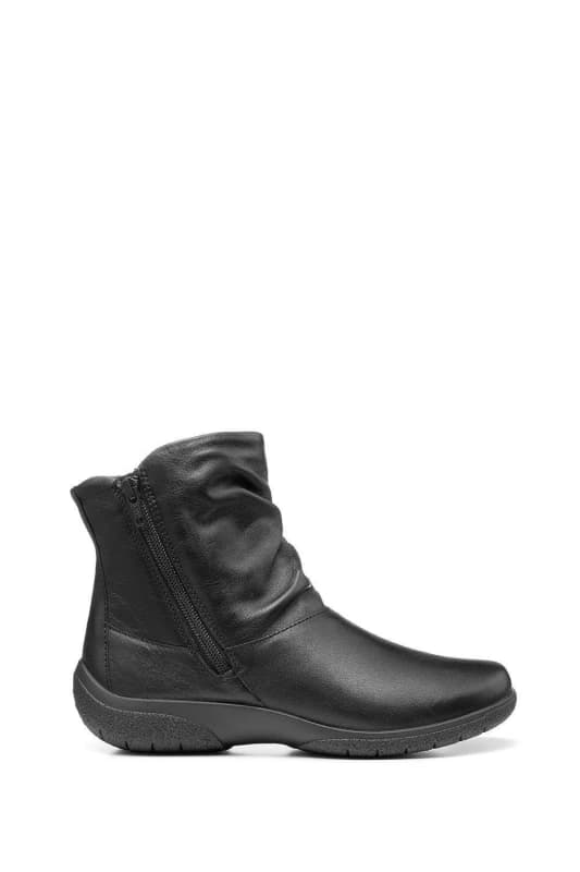 Hotter Womens Wide Fit 'Whisper' Ankle Boots in Black Size: 4 Black Female 4