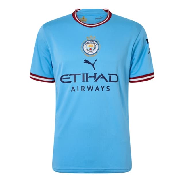 Puma Mcfc Treble Commemorative Jersey Football Shirt Mens Team Light B male XS