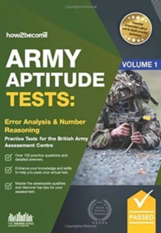 Army Aptitude Tests: : Error Analysis & Number Reasoning for the British Army Assessment Centre Paperback / softback