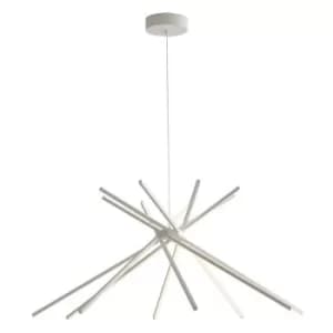 Fan Europe SHANGHAI LED Pendant Ceiling Light White 2860lm 3000K 113x51.5cm