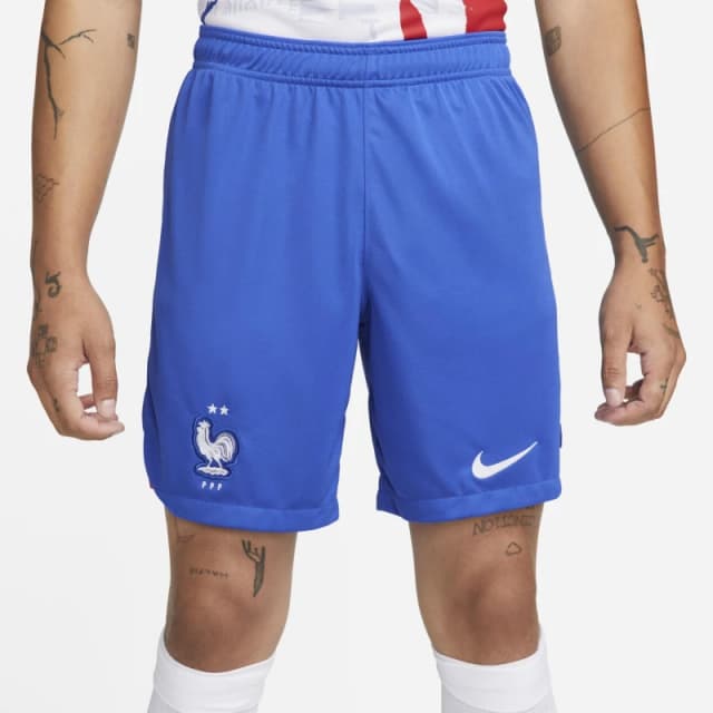 Nike France Away Shorts 2022 2023 Adults - Blue Blue M