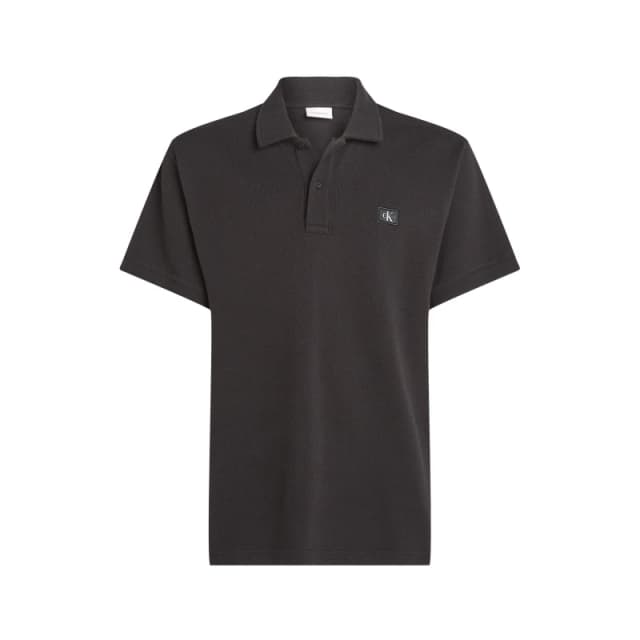 Calvin Klein Jeans WOVEN LABEL POLO - Black M