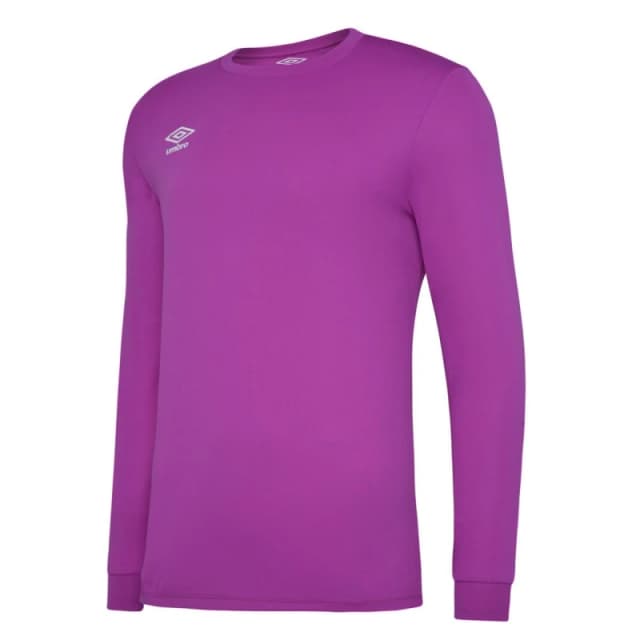 Umbro Umbro Men Club Long-Sleeved Jersey in Purple Size: Small Purple S Male 5063107688675