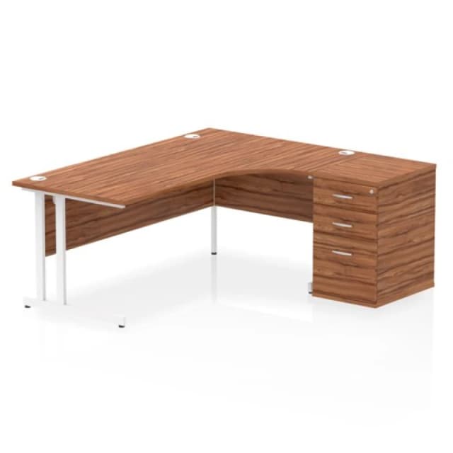 Dynamic Office Solutions Impulse 1800mm Cantilever Right Crescent Desk Workstation I004150